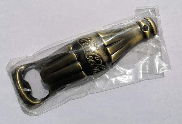 ที่เปิขวด.ของขวัญจากพนักงานในบริษัท​ Coca-Cola​ เป็นโลหะมีน้ำหนัก​ หายาก​ เคาะเดียว   
