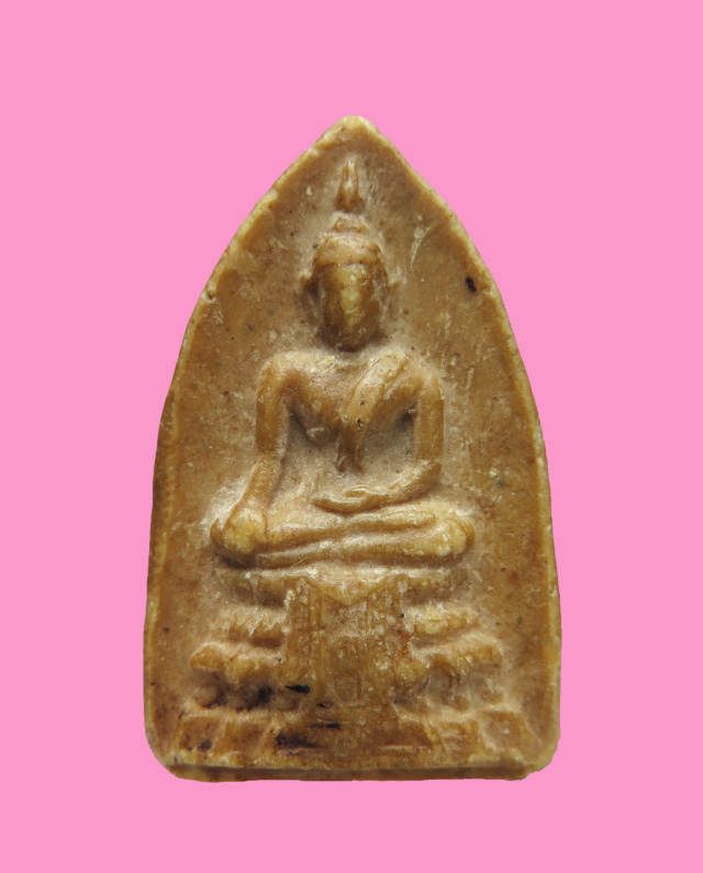 พระกลีบบัว พิมพ์พระพุทธ เนื้อผงน้ำมัน