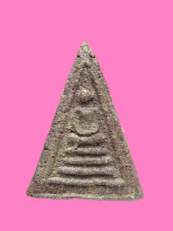 สมเด็จหน้าจั่ว เนื้อผงยาฯ หลังยันต์