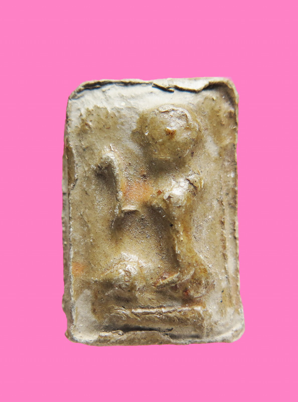 นางกวัก เนื้อดินเคลือบ เก่า