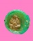 พระปิดตา เนื้อผง อยู่ในตลับสีผึ้ง (ฝาแตก)