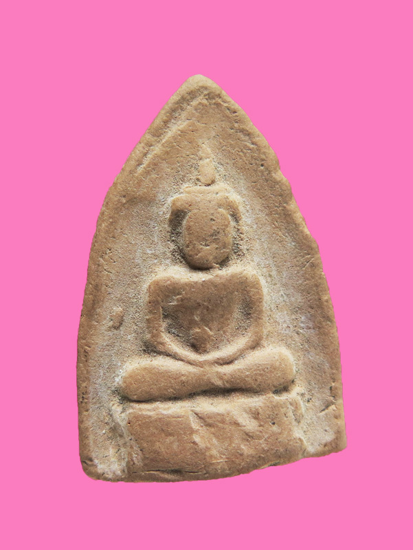 พระกลีบบัว เนื้อดิน เก่า ไม่ทราบที่