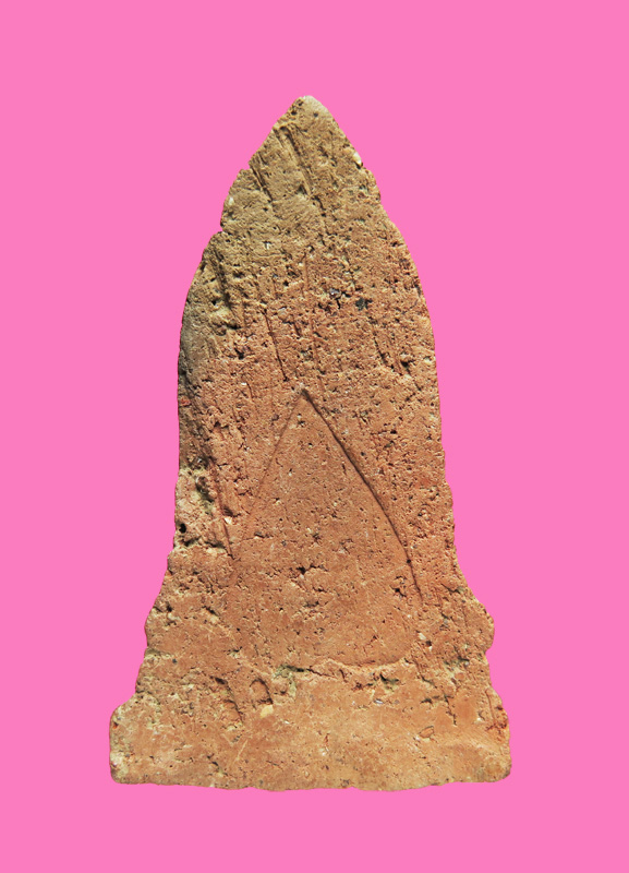 พระโคนสมอ ทรงเครื่อง หลังใบโพธิ์ ไม่ทราบที่