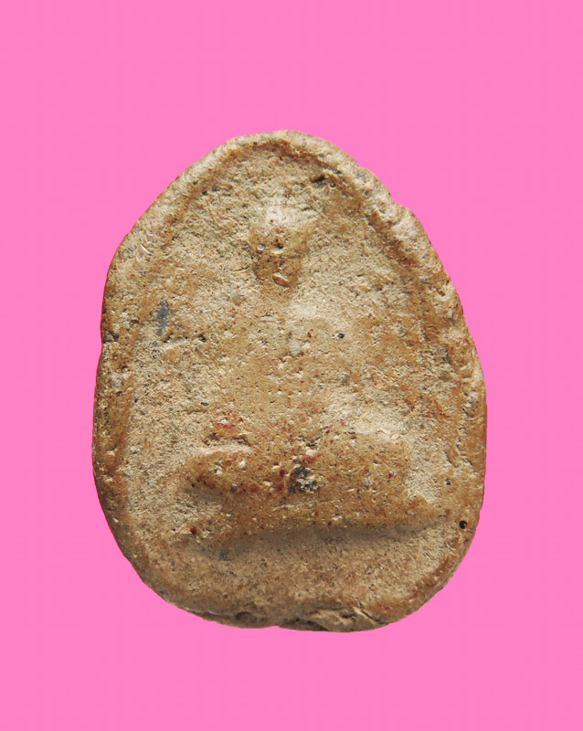 พระเนื้อดิน พิมพ์กลีบบัว 