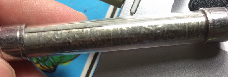 ตะกรุดอลูมิเนียมปั๊ม หลวงพ่อเชน วัดสิงห์