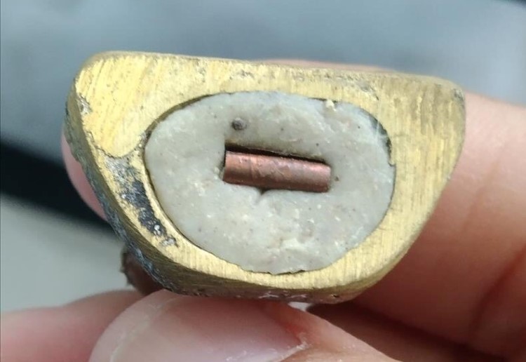 รูปหล่อ หลวงปู่รอด วัดสันติกาวาส ปี 2548