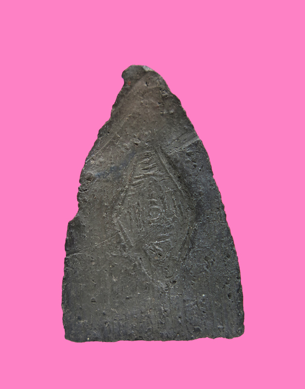 พระพุทธชินราช หลังยันต์ อกเลา เนื้อดิน