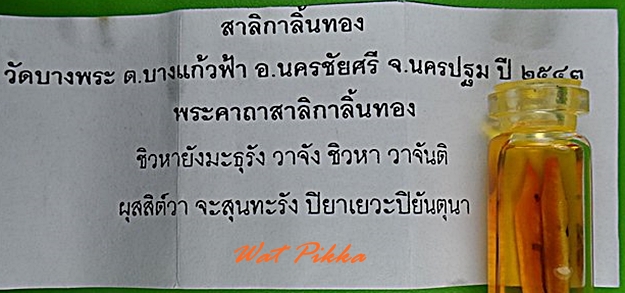กุมารทองคะนองฤทธิ์(รัก-ยม) หลวงพ่อเปิ่น วัดบางพระ นครปฐม .4202.