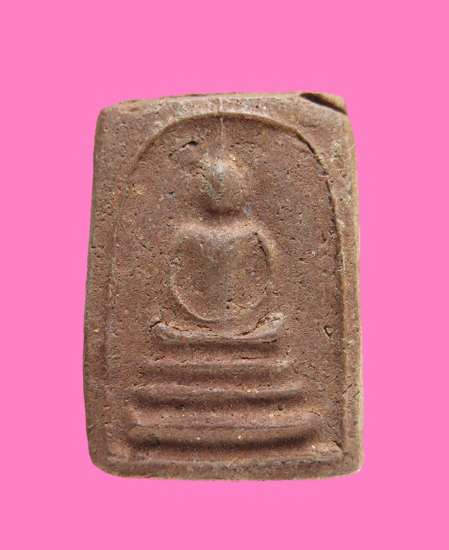 สมเด็จเนื้อผงว่านแดง (มีเกสาสีขาว) หลังอุ