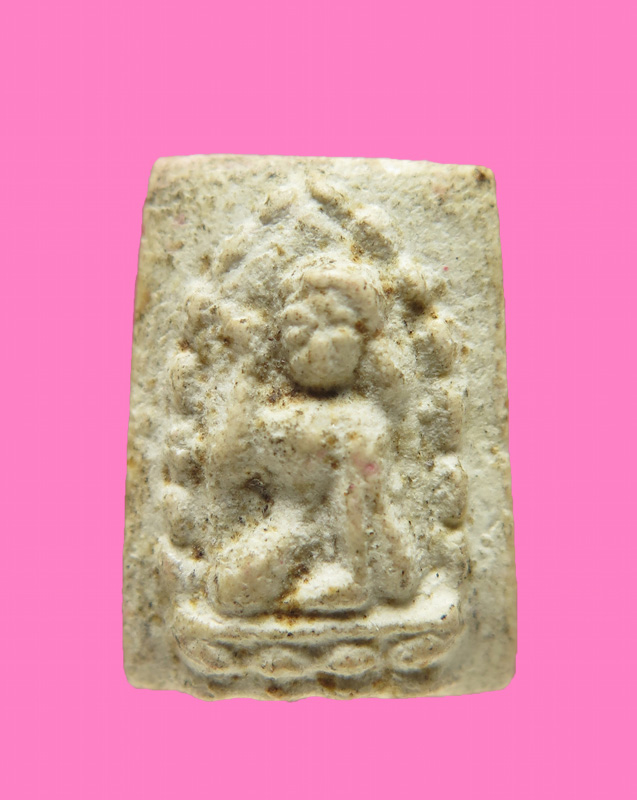 นางกวัก เนื้อผง พิมพ์ซุ้มดอกบัว สวย