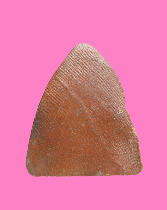 พระเนื้อดินสีส้มจัด พิมพ์หลวงพ่อโต