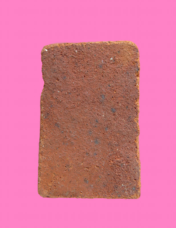 สมเด็จหูบายศรี เนื้อดิน สีส้ม 