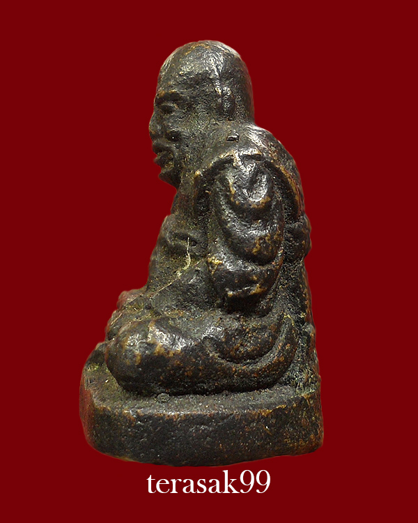 รูปหล่ออุดกริ่ง หลวงพ่อปาน(วัดบางเหี้ย) ออกวัดแสมขาว ปี2508 เนื้อทองผสม