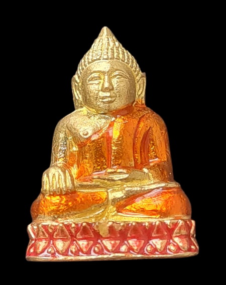 เคาะแรกแดง..พระกริ่งเล็ก ลพ.สำเร็จศักดิ์สิทธิ์ ๒๕๖๔..กะไหล่ทองลงยาแดง # ๓๔๑..วัดตลิ่งชัน สระบุรี