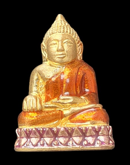 เคาะแรกแดง..พระกริ่งเล็ก ลพ.สำเร็จศักดิ์สิทธิ์ ๒๕๖๔..กะไหล่ทองลงยาม่วง # ๗๒๔..วัดตลิ่งชัน สระบุรี