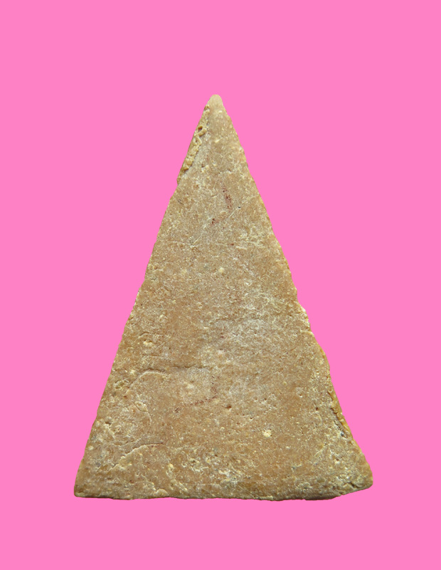 พระพุทธ ปางสมาธิ เนื้อผงน้ำมัน เก่า สวย