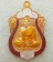 เหรียญเสมาสิงห์ 1 เพชรน้ำเอก หลวงพ่อหวั่น วัดคลองคูณ จ พิจิตร ปี2560 ทองแดงผิวไฟ ลงยา เลข2329+กล่อง