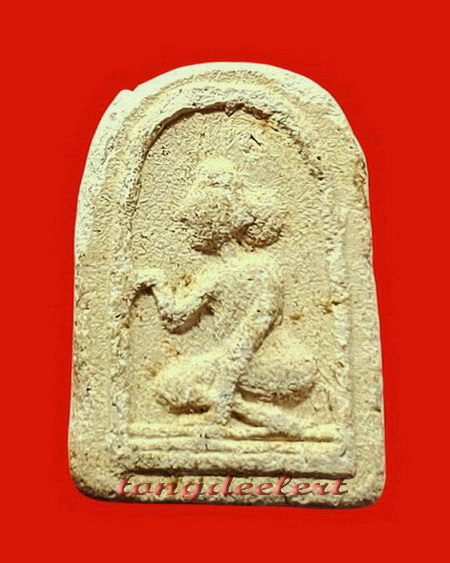 นางกวักเนื้อผงพุทธคุณ หลวงปู่เหรียญ วัดหนองบัว จ.กาญจนบุรี ปี 2497