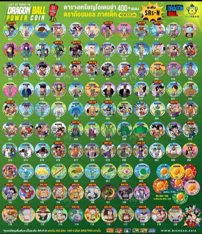 เหรียญพลังกลม ดราก้อนบอล ภาคเด็ก 5.5 เซนติเมตร 