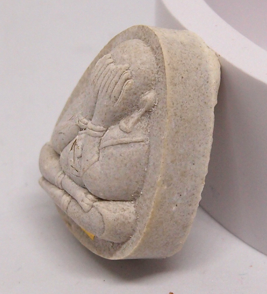 N พระปิดตาเงินล้าน หลวงพ่ออุ้น วัดตาลกง ตะกรุดทอง เลขสวย สวยคมชัด+เส้นเกศา พร้อมกล่องเดิม