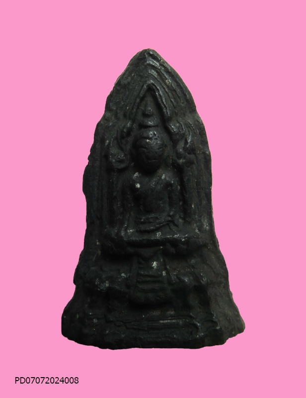 พระพิมพ์โคนสมอ เนื้อดิน ดำ