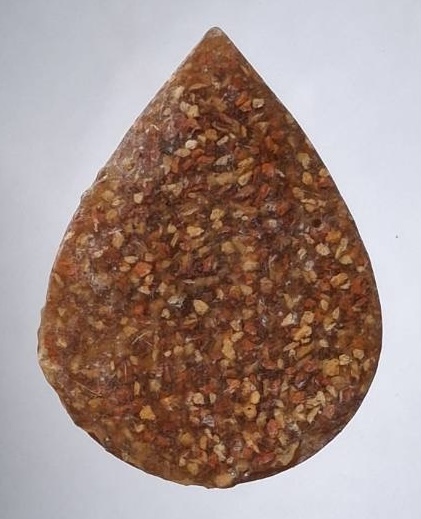 พระเนื้อกระเบื้องหลังคาโบสถ์ หลวงพ่อโสธร วัดโสธรวรารามวรวิหาร จ.ฉะเชิงเทรา