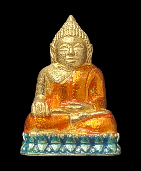 เคาะแรกแดง..กริ่งเล็ก ลพ.สำเร็จศักดิ์สิทธิ์ ๖๔..กะไหล่ทองลงยาฐานเขียว # ๕๓๐..วัดตลิ่งชัน จ.สระบุรี