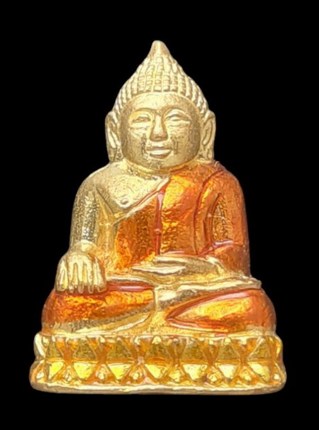 เคาะแรกแดง..กริ่งเล็ก ลพ.สำเร็จศักดิ์สิทธิ์ ๖๔..กะไหล่ทองลงยาฐานเหลือง # ๖๙๑..วัดตลิ่งชัน จ.สระบุรี