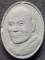 วัดป่าดงสว่างธรรม อ.ป่าติ้ว จ.ยโสธร พระผงหลวงปู่แสง ญาณวโร ปี2558  เนื้อสีเทา