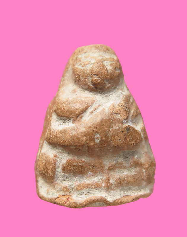 พระสังกัจจาย ลอยองค์ เนื้อดิน ก้นปาด