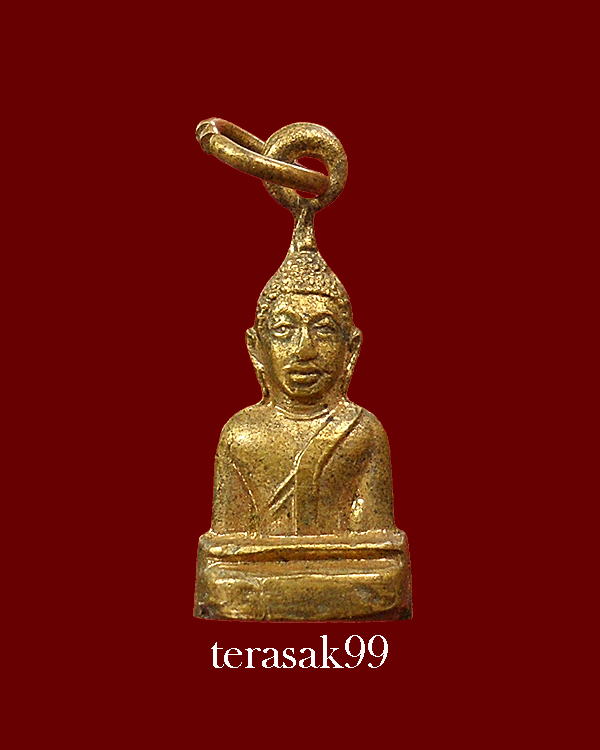 รูปเหมือนปั๊มหลวงพ่อพระผุด วัดพระทอง ทองเหลืองกะไหล่ทอง อ.ถลาง จ.ภูเก็ต สวยๆ