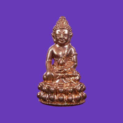 เคาะเดียว>พระกริ่งอุบาเก็ง12 นักษัตร(ปีมะเมีย) เนื้อทองแดง พุทธาภิเษก ณ.วัดสุทัศน์ฯ กทม. พร้อมบัตร