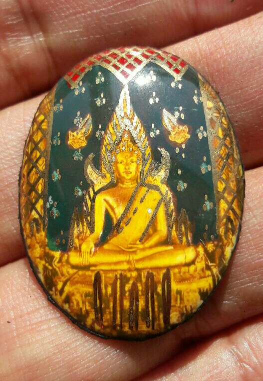 ล็อกเก็ตหลวงพ่อพระพุทธชินราช ปี 2515 พิธีจักรพรรดิ์มหาพุทธาภิเษก 2515 จ.พิษณุโลก เคาะเดียว