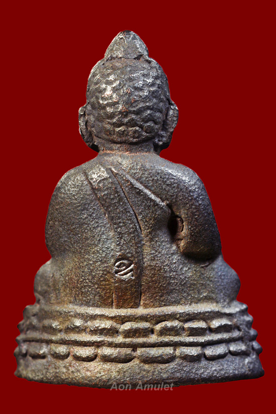 พระชัยวัฒน์พระเจ้าตากสินเนื้อนวโลหะ รุ่น สร้างพิพิธภัณฑ์ หลวงปู่บัว ถามโก พ.ศ.2559 หมายเลข 1306