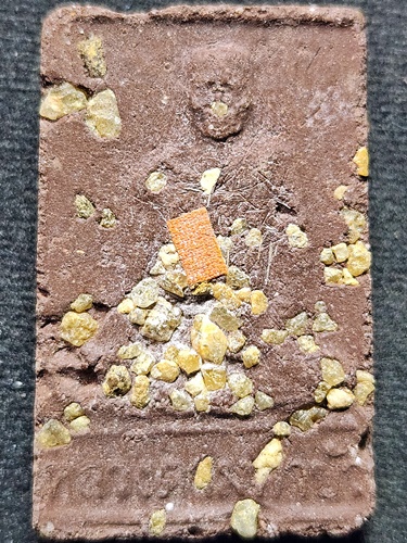 วัดป่าบ้านตาด อุดรธานี พระสมเด็จ (ตะกรุด9ดอก พระธาตุ จีวร เกศา) หลังรูปเหมือน หลวงตามหาบัว 