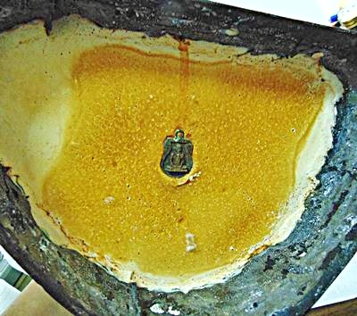 พระบูชาหลวงพ่อรวย วัดตะโก รุ่น รวยเศรษฐี ขนาดหน้าตัก ๙ นิ้ว ปี ๒๕๕๖