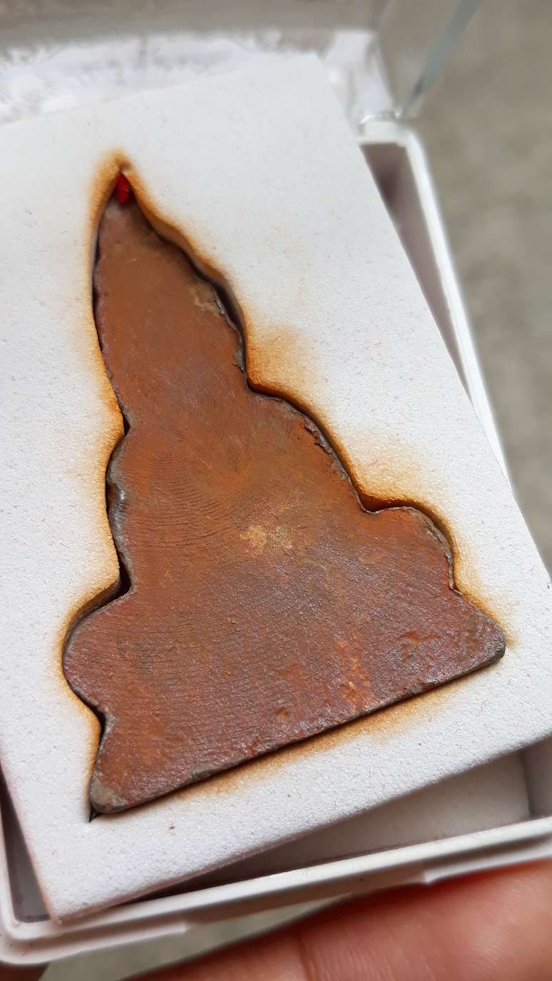 พระท่ากระดาน พิมพ์ใหญ่ หลังวงเดือน วัดต้นลำใย กาญจนบุรี