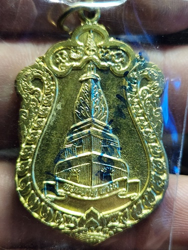 วัดพันทคีรี นครพนม เหรียญพระธาตุพนมหลังพระอุปคุต  รุ่นปราบมารบันดาลโชค 2559