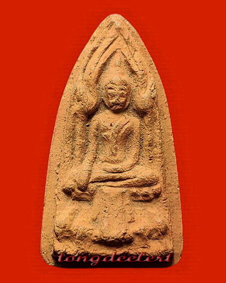 พระขุนแผนพิมพ์กลาง(พิมพ์โคนสมอ) หลวงปู่ดี วัดเทวสังฆาราม จ.กาญจนบุรี เจ้าของฉายาเจ้าชู้วัดเหนือ