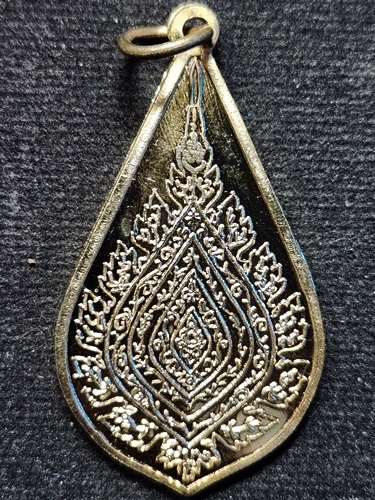 วัดหินหมากเป้ง อ.ศรีเชียงใหม่ จ.หนองคาย เหรียญพัดยศ หลวงปู่เทสก์ เทสรังสี รุ่น3 ปี 2537