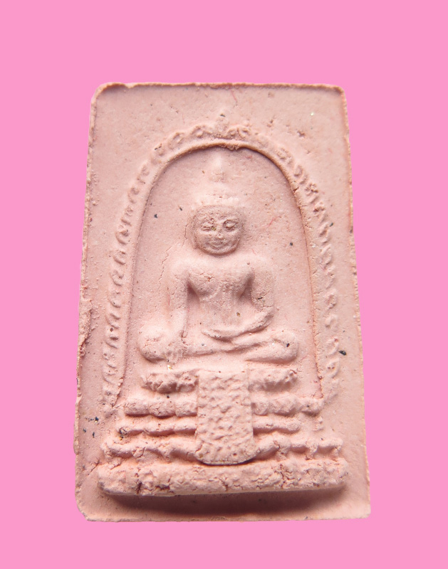 พระผงหลวงพ่อวัดไร่ขิง (มีหนังหลวงพ่อ) รุ่นบูรณะศาลาการเปรียญ พร้อมกล่องเดิม