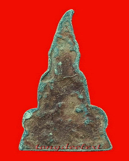 พระท่ากระดานวัดต้นลำไย จ.กาญจนบุรี เนื้อตะกั่วสนิมแดงกรุศรีสวัสดิ์แท้ ๆ พิมพ์กลาง สวยมากค่ะ