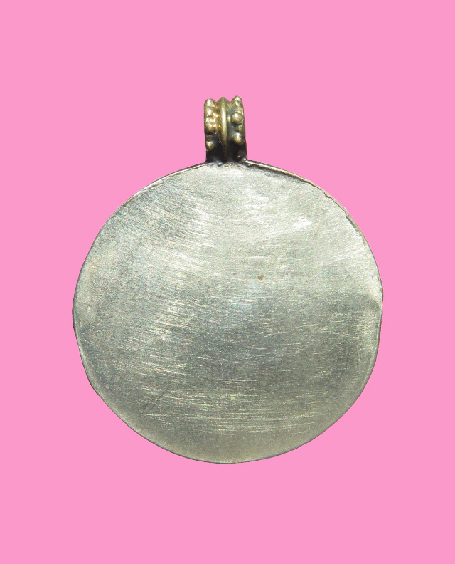 พระฑิเบต งานประจำจิวเวอรี่  สี ฝั่งด้วยเทอร์ควอยซ์ ปะการังแดง และ ลาพิสลาซูลี