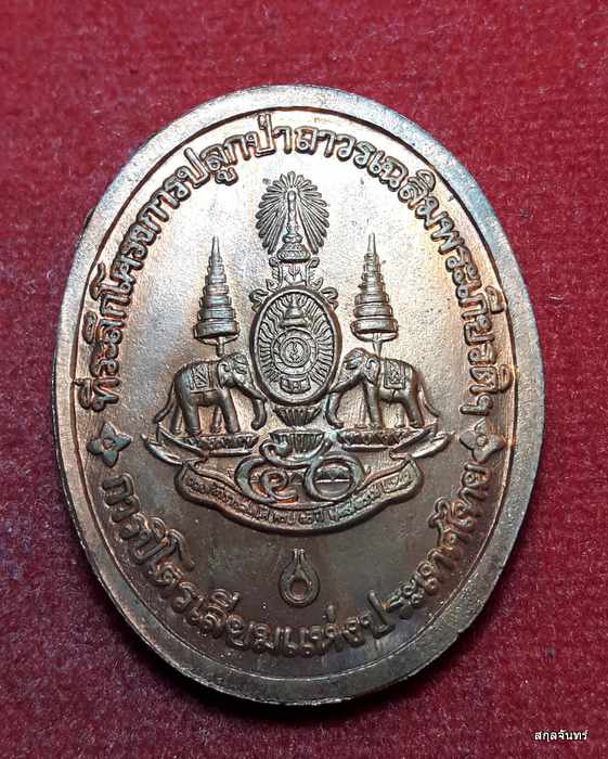  เหรียญหลวงพ่อคูณ รุ่นกูรักษ์ป่า ปี 2539 (01) ปลูกป่า ปตท