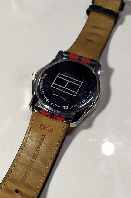 TOMMY HILFIGER โครโนกราฟ ของแท้ DAY-DATE 24HR.
