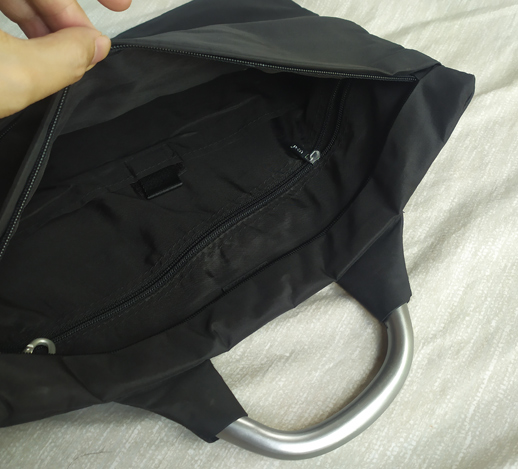 N กระเป๋า LEXON ของแท้ สีดำ LEXON AIRLINE หัวซิป LEXON