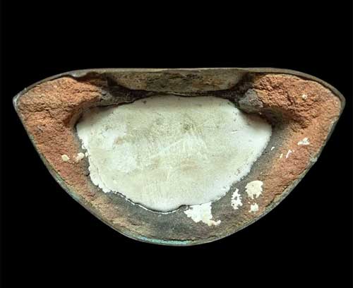  .พระพุทธพิมพ์มารวิชัย เนื้อโลหะเก่าผิวเดิมๆ ขนาดหน้าตัก 3.5 นิ้ว สูง 7 นิ้ว อุดใต้ฐาน ไม่ทราบที่ครั