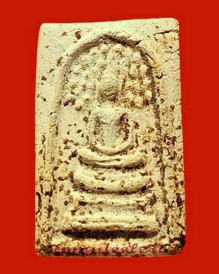 พระสมเด็จปรกโพธิ์เนื้อผงพุทธคุณ หลวงปู่ดี วัดเทวสังฆาราม(วัดเหนือ) จ.กาญจนบุรี