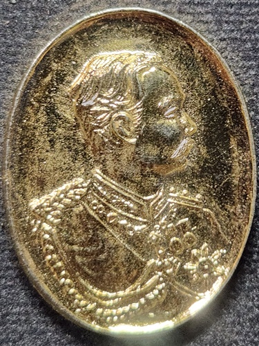 วัดพระพุทธบาท จ.สระบุรี  เหรียญ ร.5 ที่ระลึกครบรอบ 350 ปี 2517