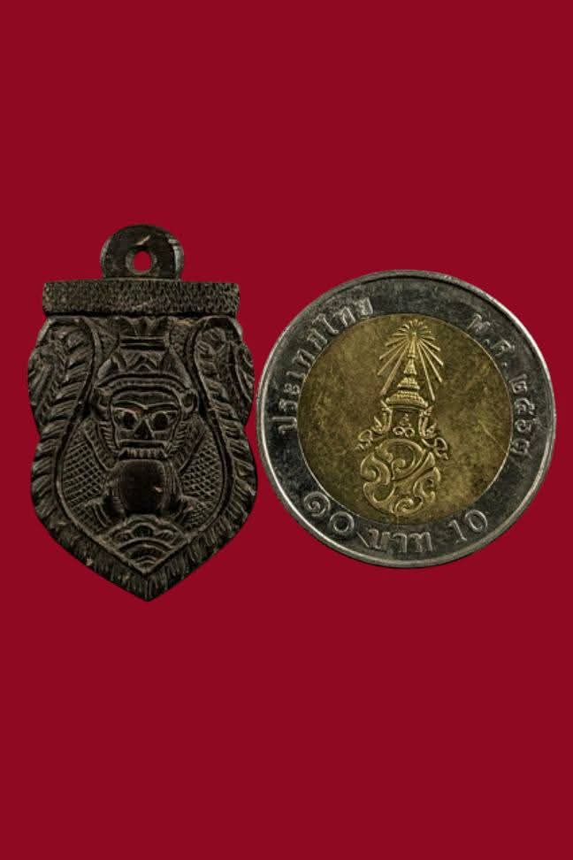 พระราหูกะลาแกะ ศิลป์หน้ายักษ์ สายวัดศีรษะทอง จ.นครปฐม